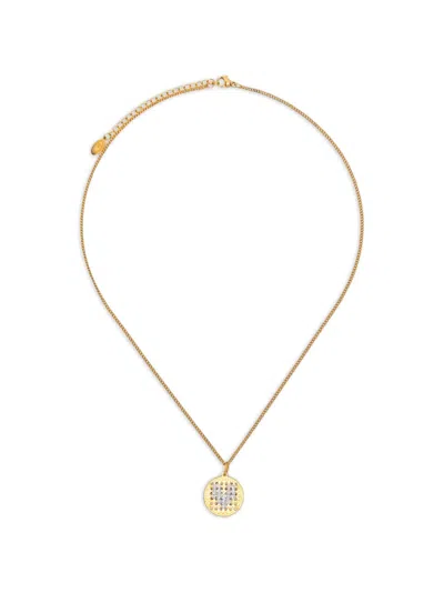 L'eight Studio Heart And Coin Necklace In Gold