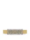 L'eight Studio Micro-stud Panel Rigid Bracelet In Gold