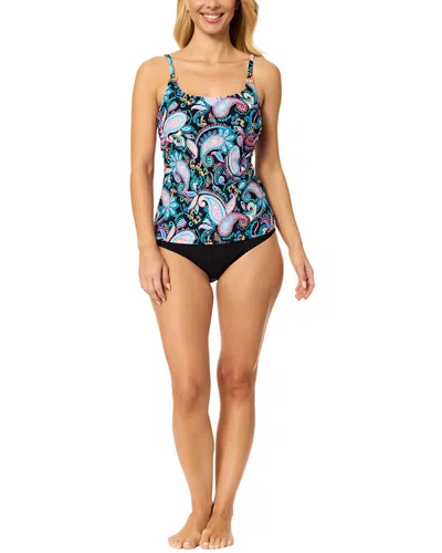 Leilani Beach Tankini W Rings In Black