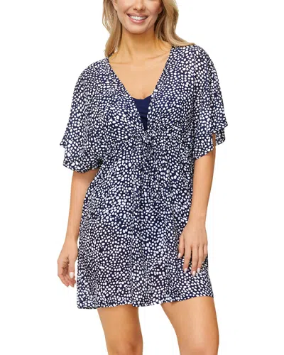 Leilani Breezy Caftan In Blue