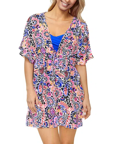 Leilani Breezy Caftan Cover Up In Black
