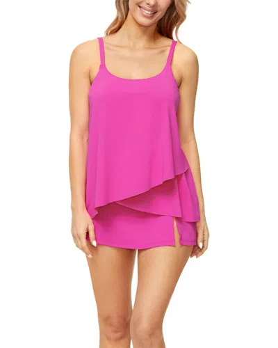 Leilani Cape Town Tankini In Pink
