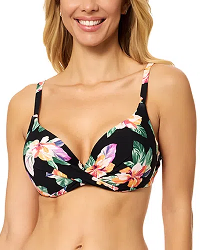 Leilani Gemini Bikini Top In Black