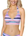 Leilani Hawaiian Halter Top In Multi
