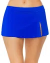 Leilani Lux Skirtini Skirted Bottom In Blue