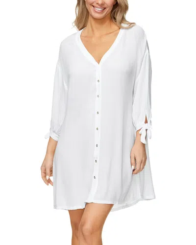 Leilani Seashore Cover Up In White