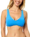 Leilani Southside Bikini Top In Blue