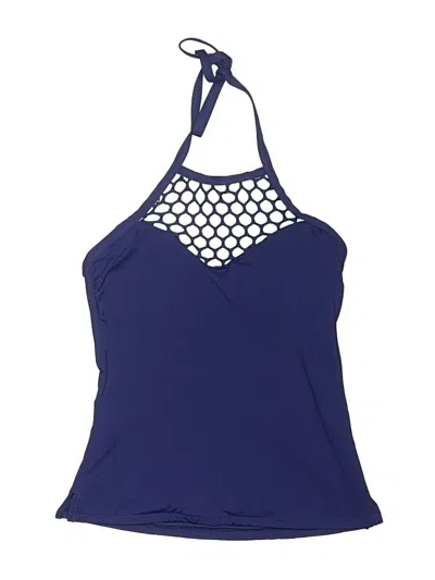 Pre-owned Leilani Swimsuit Top Purple Swimwear