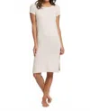 Leimere Amagansett Tee Dress In Blush In Gold