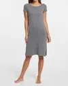Leimere Amagansett Tee Dress In Grey In Gray