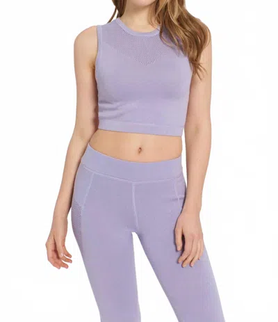 Leimere Huntington Crop Tank In Lilac In Blue