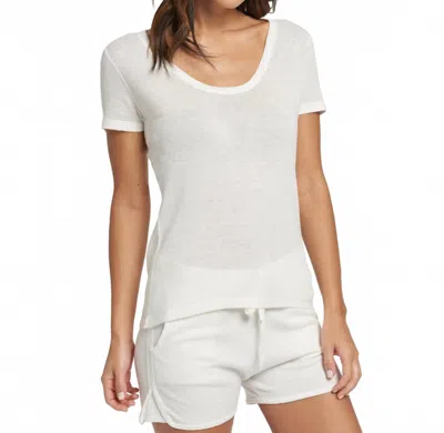 Leimere Laguna Tee In Marshmallow In White
