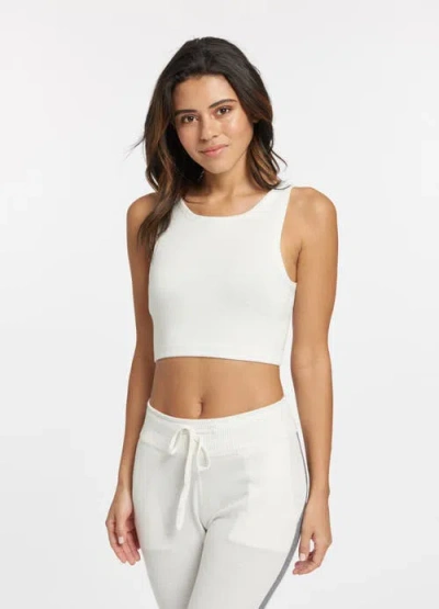 Leimere Malibu Sleeveless Crop In White