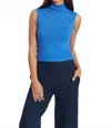 Leimere Monterey Mock In Bright Blue In Multi