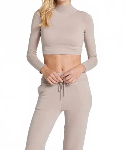 Leimere Mykonos Crop In Latte In Multi