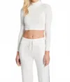 Leimere Mykonos Crop In Marshmallow In White