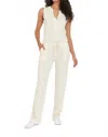 Leimere Portofino Jumpsuit In Antique White In Sand