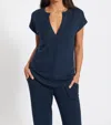 Leimere Rio Tee In Navy In Blue