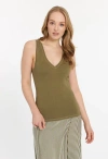 Leimere Sonoma Tank In Olive In Green