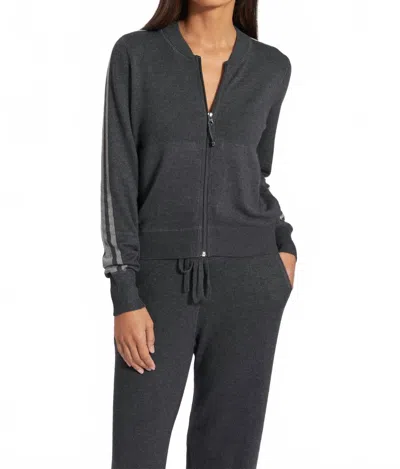 Leimere Tokyo Track Jacket In Charcoal In Gray