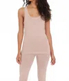 Leimere Tucson U-neck Tank In Dusty Rose In Multi