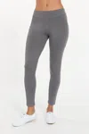 Leimere Women's Vista Legging In Granite Grey In Multi