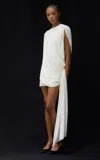 Lein Romy Draped Mini Dress In White