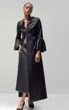 Lein Rowe Pencil Skirt In Black