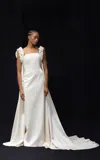 Lein Vesper Cotton-blend Gown In White