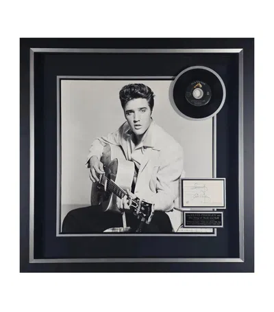 Leipzig Galleries Elvis Presley Signed Vintage Framed Display