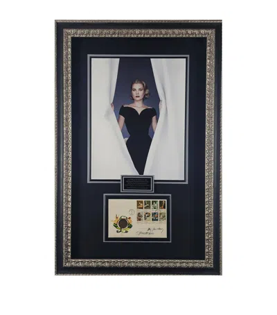 Leipzig Galleries Grace Kelly Princess Of Monaco Signed Letter Framed Display