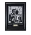 Leipzig Galleries Muhammad Ali Meets Pele Signed Framed Display