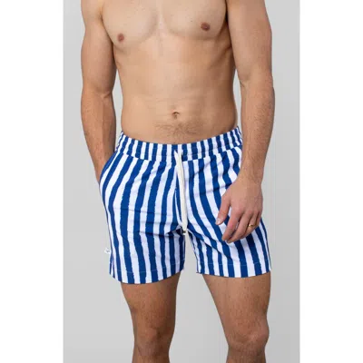 Leisure Lab Blue Wake Swim Trunk
