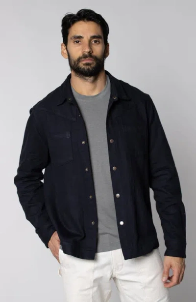 Leisure Lab Bronco Button Up In Blue