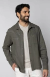 Leisure Lab Bronco Button Up In Gray