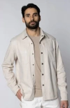 Leisure Lab Bronco Button Up In Neutral