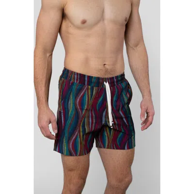 Leisure Lab Calypso Swim Trunk In Multi
