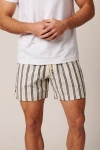 Leisure Lab Catalina Shorts In Blue Stripes