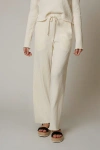 Leisure Lab Cotton Rib Pant In Ivory