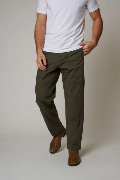 Leisure Lab Cotton Ripstop Pants In Evergaldes