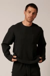 Leisure Lab Cozy Cotton Crewneck In Brown
