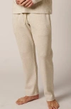 Leisure Lab Cozy Cotton Sweatpants In Neutral