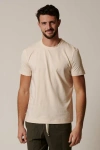 Leisure Lab Everyday Cotton Modal T-shirt In Eggshell