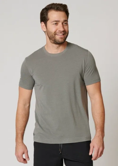 Leisure Lab Everyday T-shirt In Heathered Gray