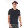 Leisure Lab Everyday V-neck In Black