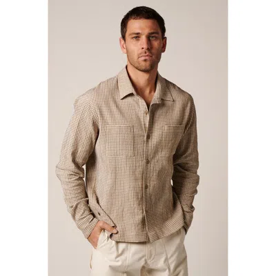 Leisure Lab Jackson Button Up In Brown