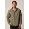 Leisure Lab Jackson Button Up In Green