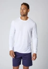 Leisure Lab Long Sleeve Everyday T-shirt In White