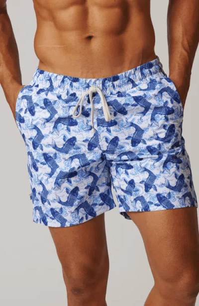 Leisure Lab Lucky Pond Swim Trunk In Blue