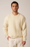 Leisure Lab Niseko Wool Crewneck In White